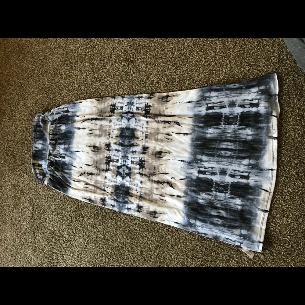 Tie Dye Maurices Maxi Skirt